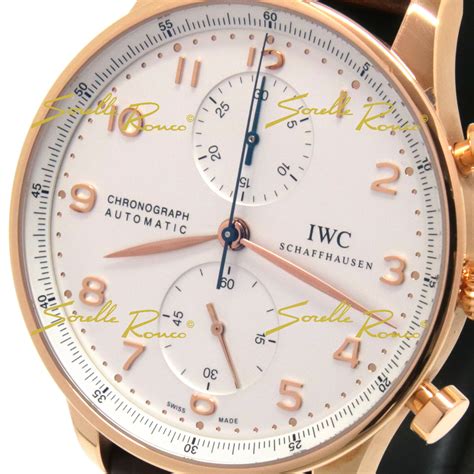 iwc portoghese cronometro automatico oro rosa|IWC Portuguese Oro rosa .